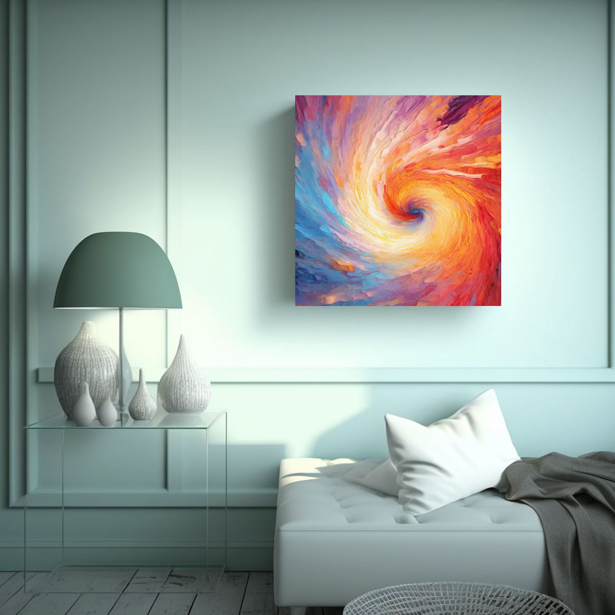 GENERICO - Pintura Decorativa De Disco De Golf Discraft Fly 50x50 Cm