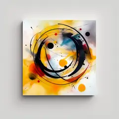 GENERICO - Cuadros Juveniles Para Decoración De Lienzo De 80x80 Cm