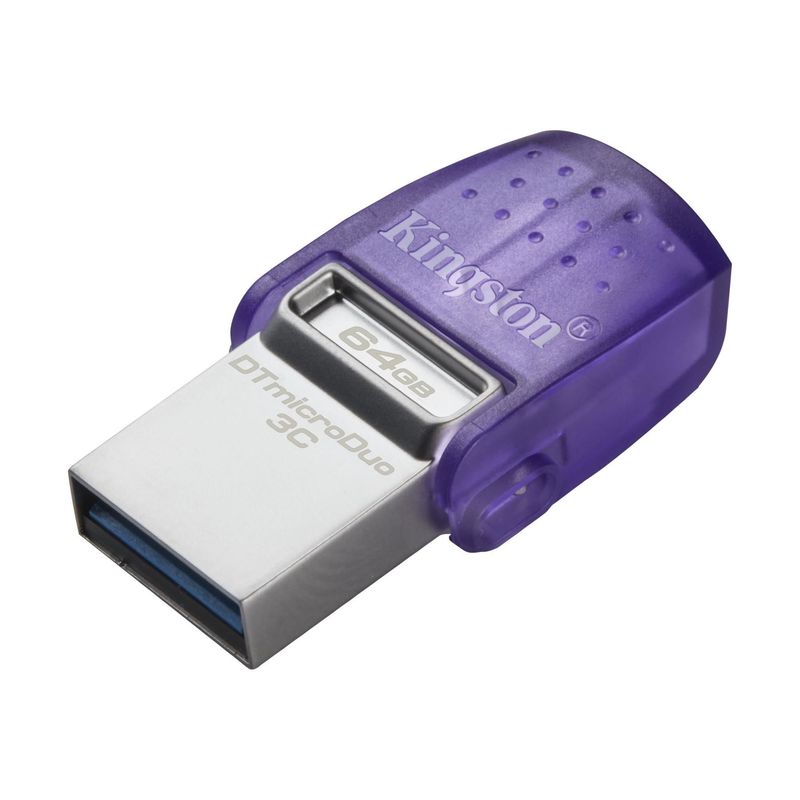 KINGSTON - Pendrive Kingston DataTraveler microDuo 3C 64 GB 32 Gen 1