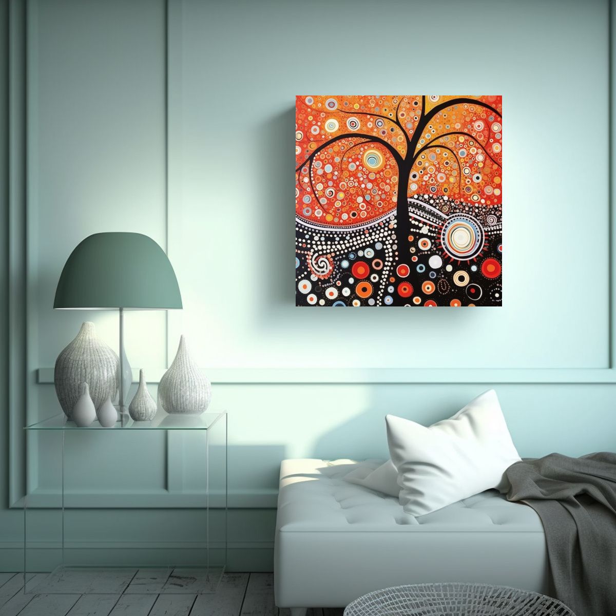 GENERICO - Cuadro De Composición En Estilo Cautivador Con 60x60 Cm