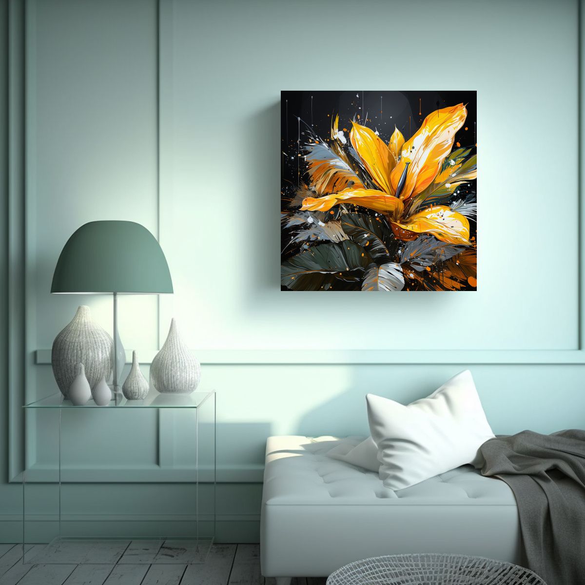 GENERICO - Pintura Decorativa De Cuadro De Arte Vitalidad 90x90 Cm