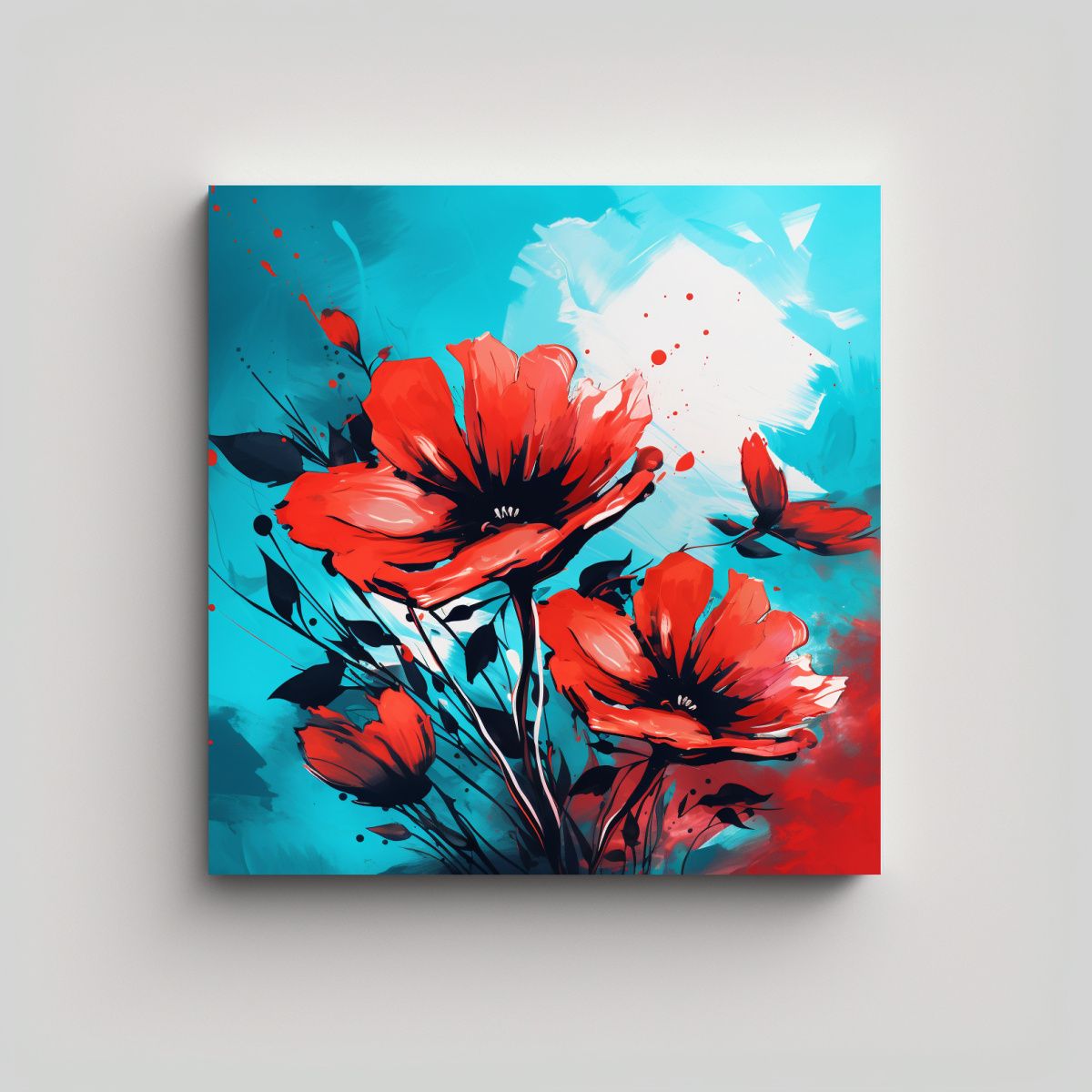 GENERICO - Pinturas De Decoración En Lienzo Clásico De 70x70 Cm