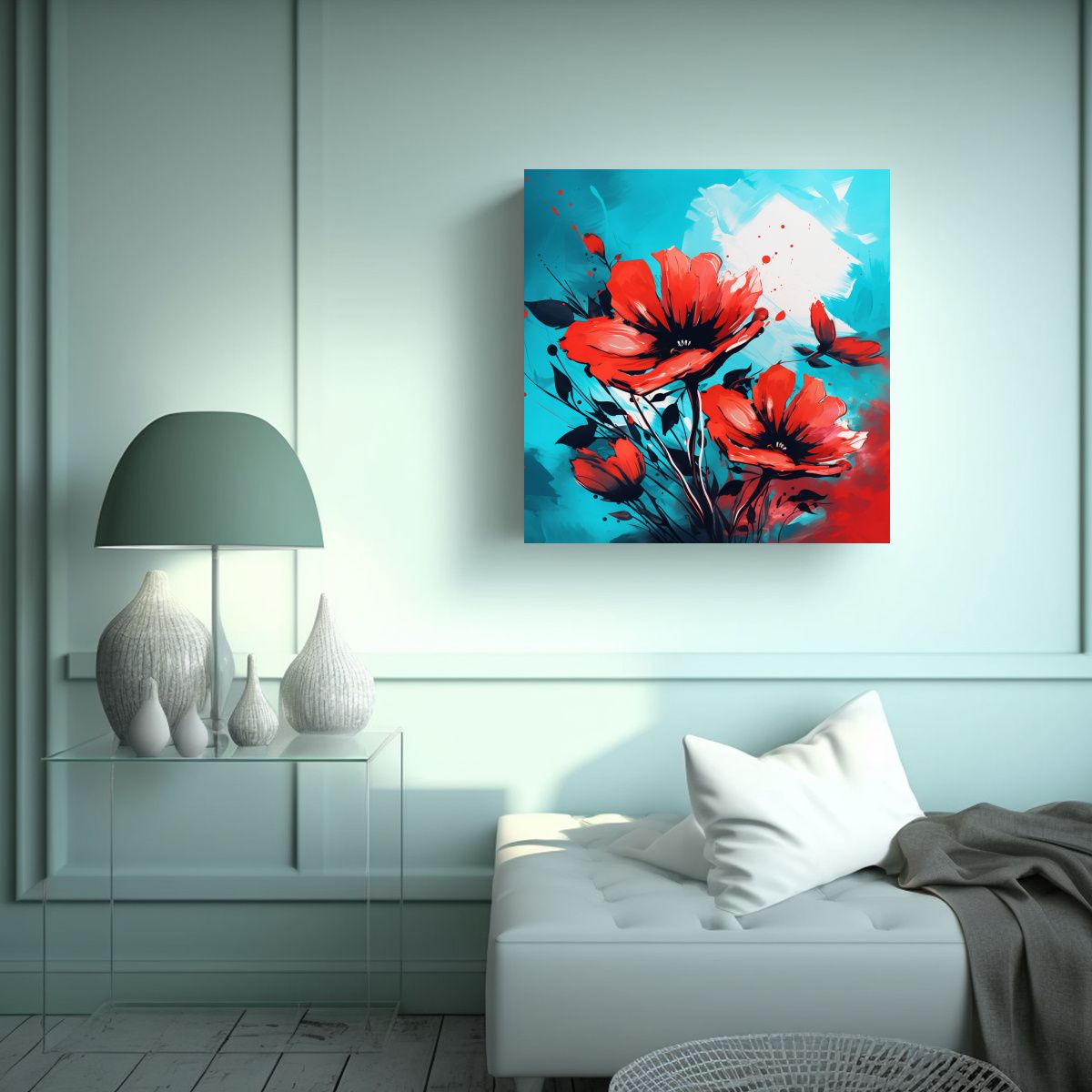 GENERICO - Pinturas De Decoración En Lienzo Clásico De 70x70 Cm