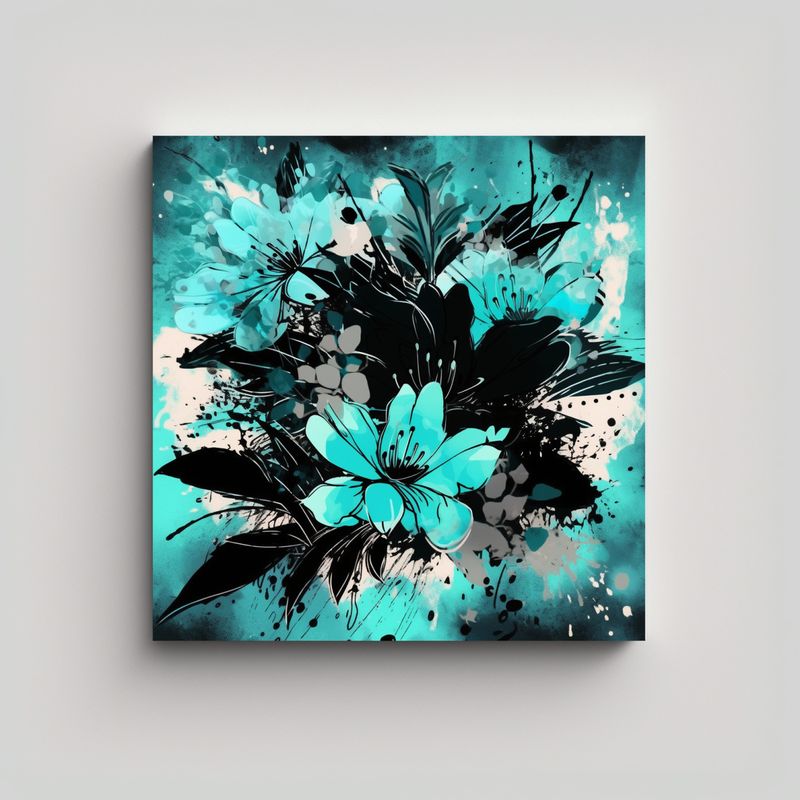 GENERICO - Pinturas Decorativas Juveniles En Colores 70x70 Cm