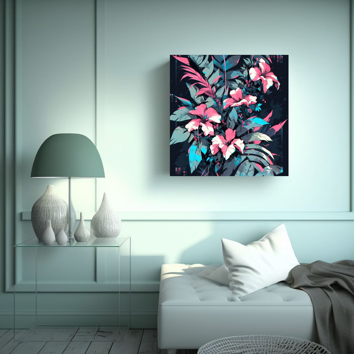 GENERICO - Pinturas Decorativas En Estilo Neonoir 60x60 Cm