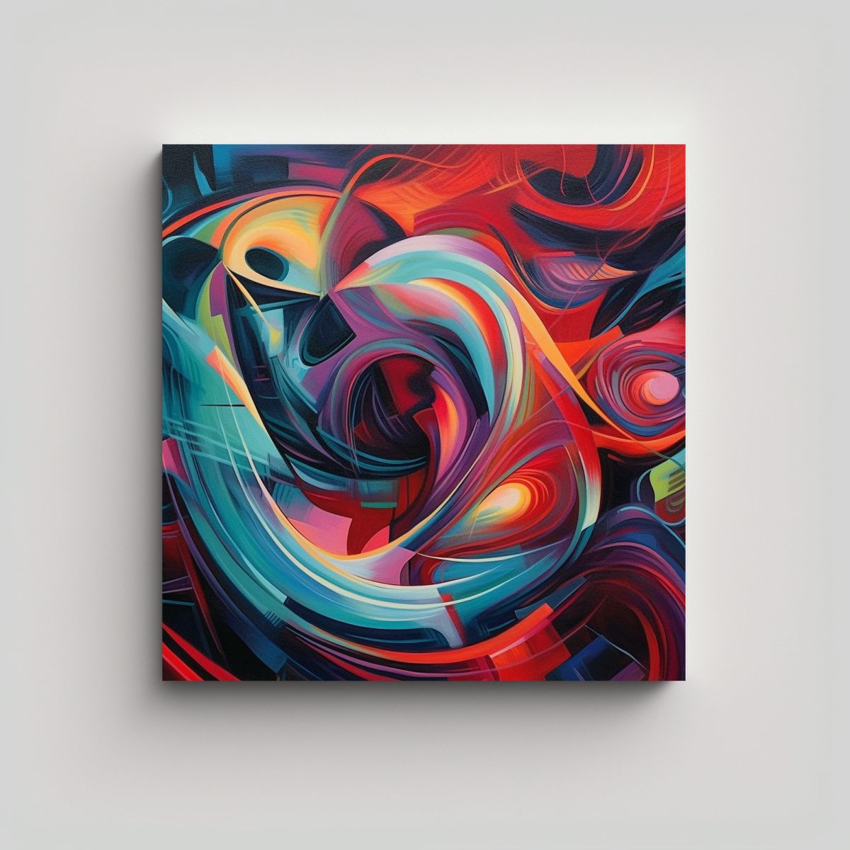 GENERICO - Pintura Decorativa Arte De Pared Expresión 90x90 Cm