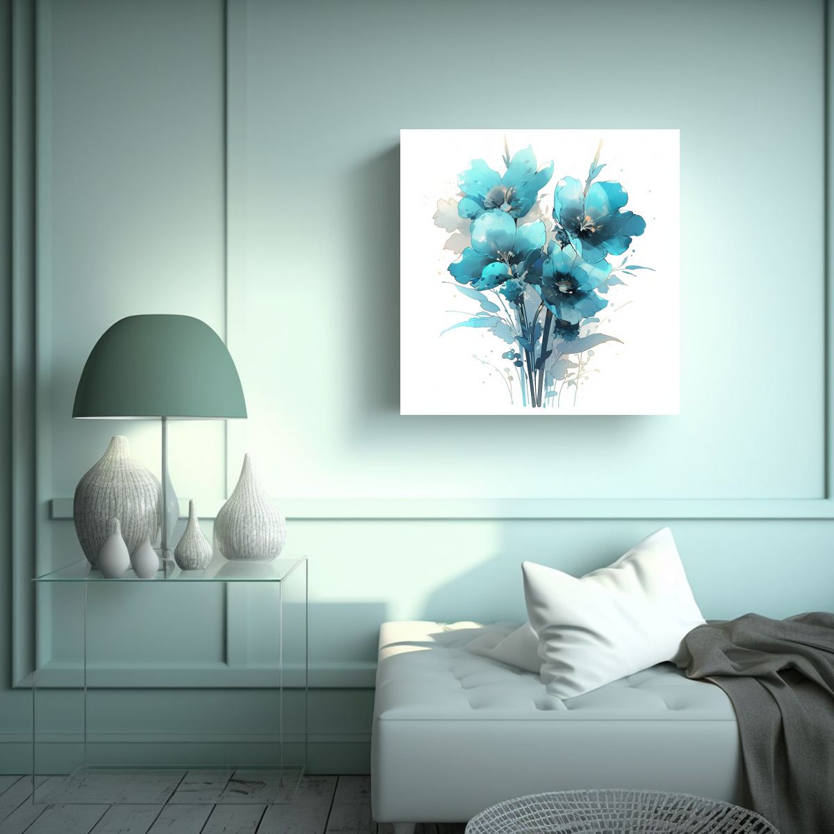 GENERICO - Pinturas De Decoración En Estilo Mediterráneo 80x80 Cm