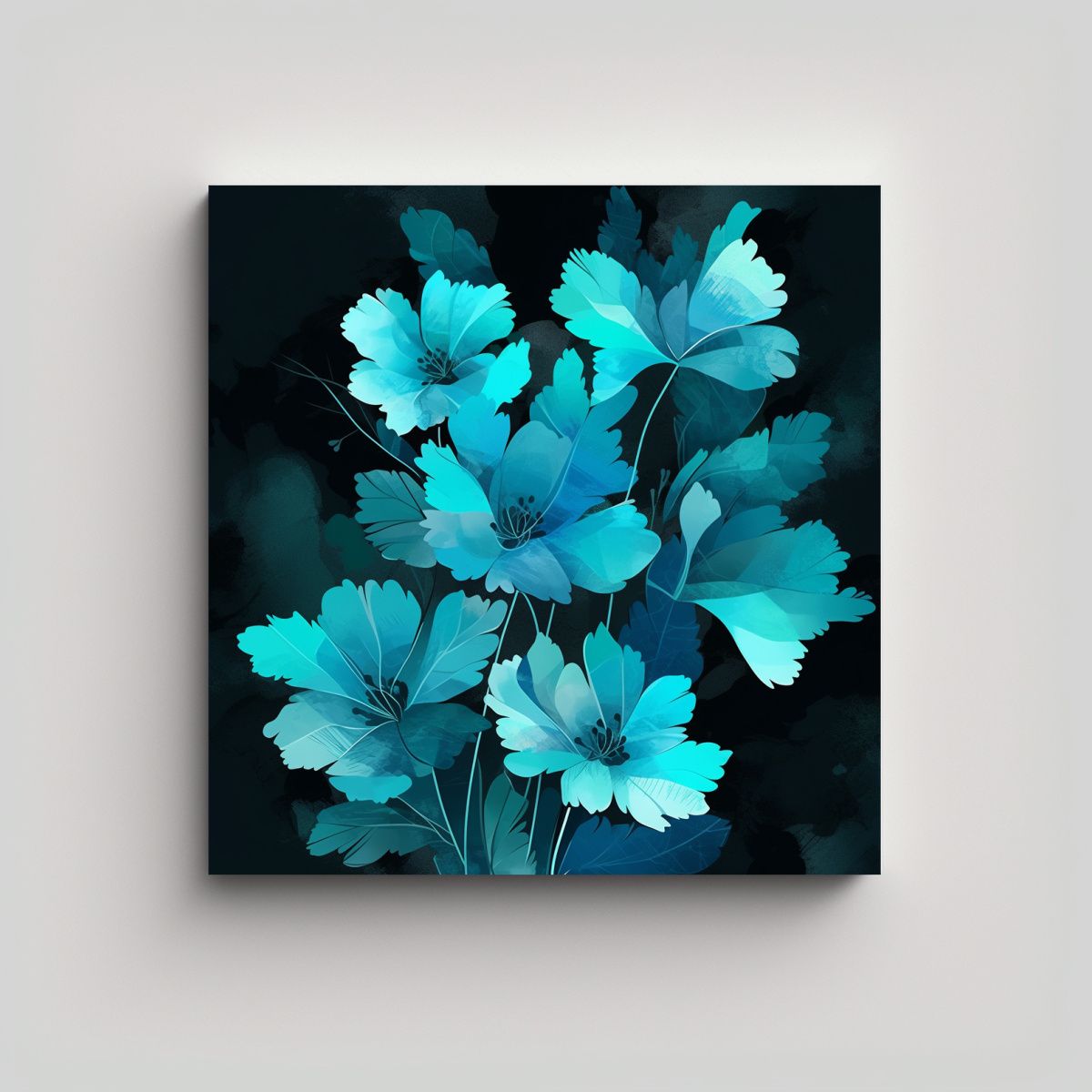 GENERICO - Pinturas De Decoración De Arte Fino En Tonos 60x60 Cm