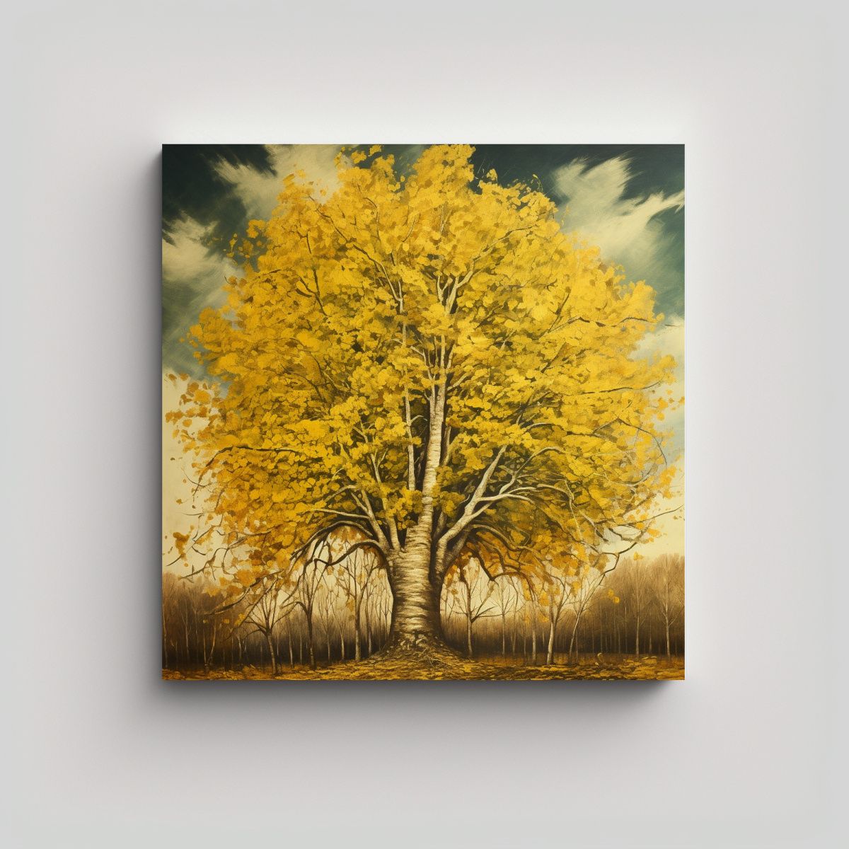 GENERICO - Pintura Abstracta Alta En Detalles De Estilo 60x60 Cm