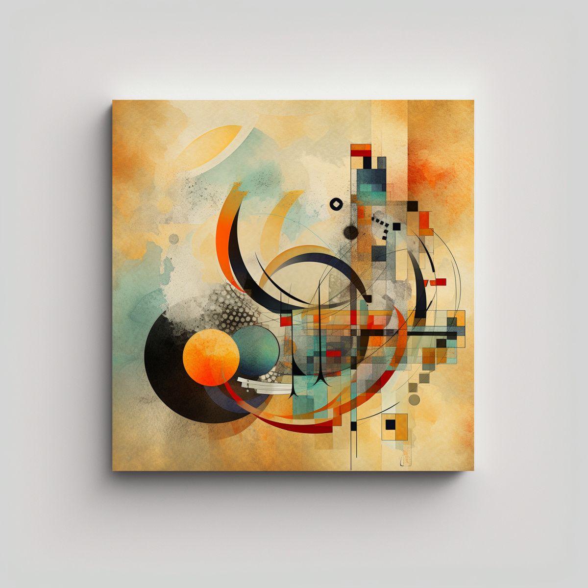 GENERICO - Cuadro Dibujo Clásico Vintage Abstract Dreams 50x50 Cm