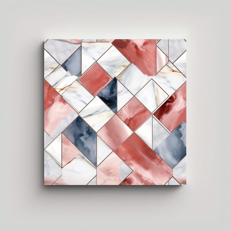 GENERICO - Pinturas Decorativas De Arte De Pared De Mármol 60x60 Cm