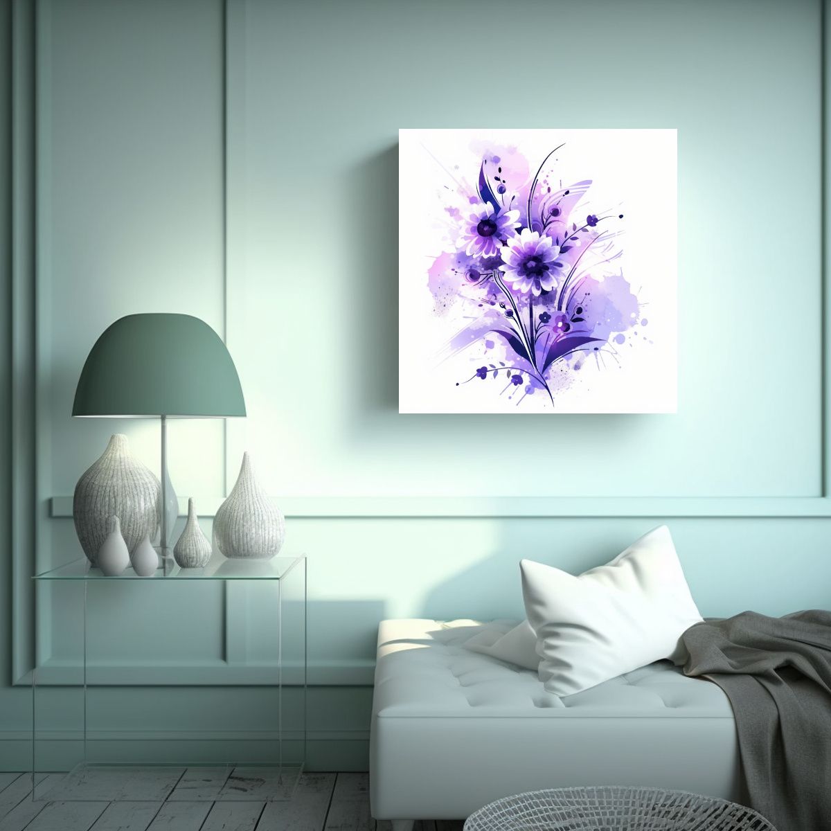 GENERICO - Pinturas De Decoración Con Atmósfera Neonoir En 80x80 Cm
