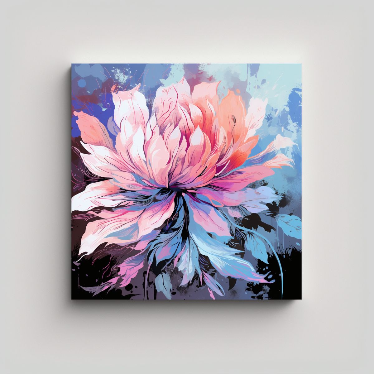 GENERICO - Pinturas Decorativas Con Estilo Neonoir En 60x60 Cm