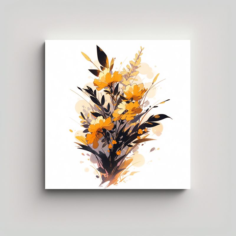 GENERICO - Pinturas Decorativas En Bastidor Con Hermosa 80x80 Cm