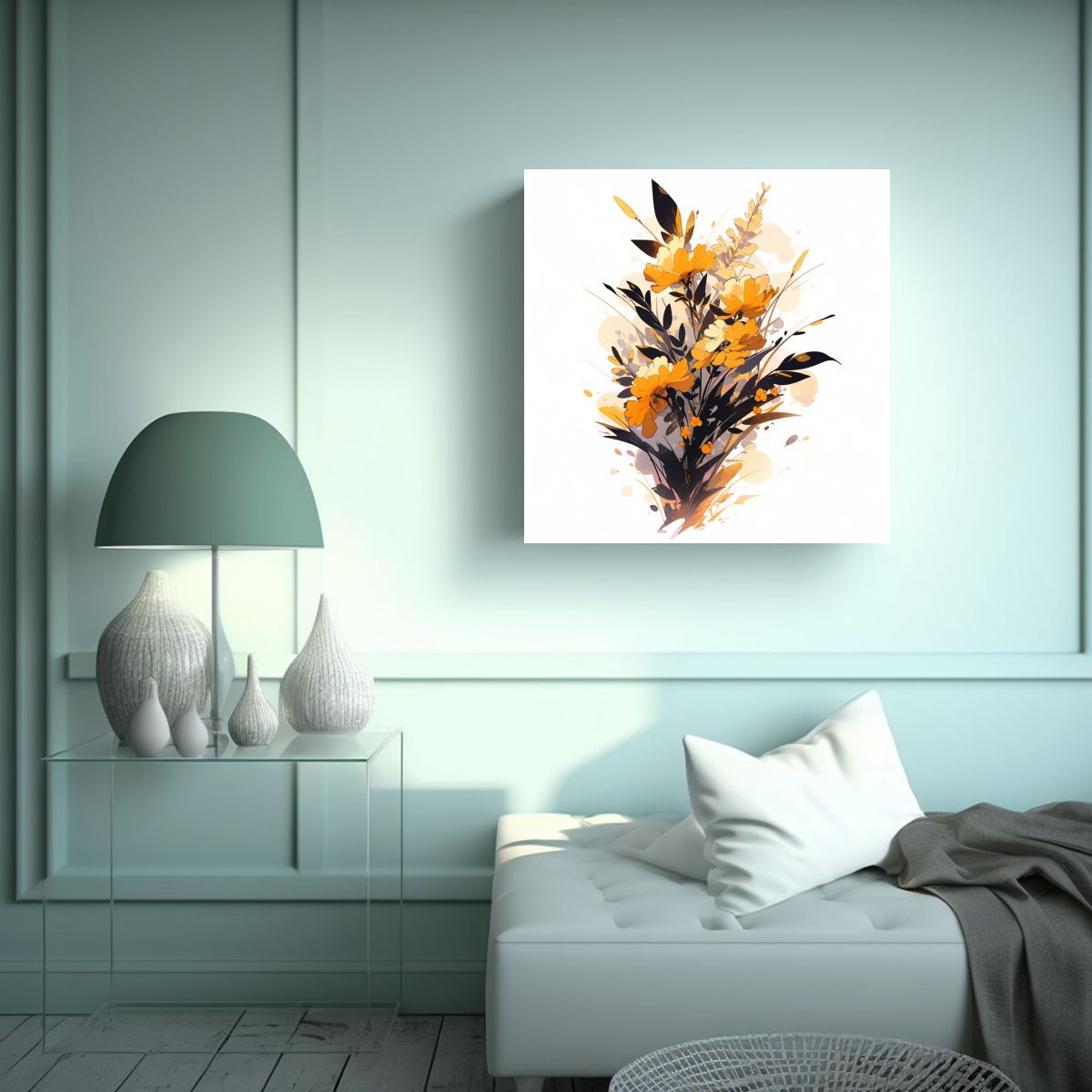 GENERICO - Pinturas Decorativas En Bastidor Con Hermosa 70x70 Cm