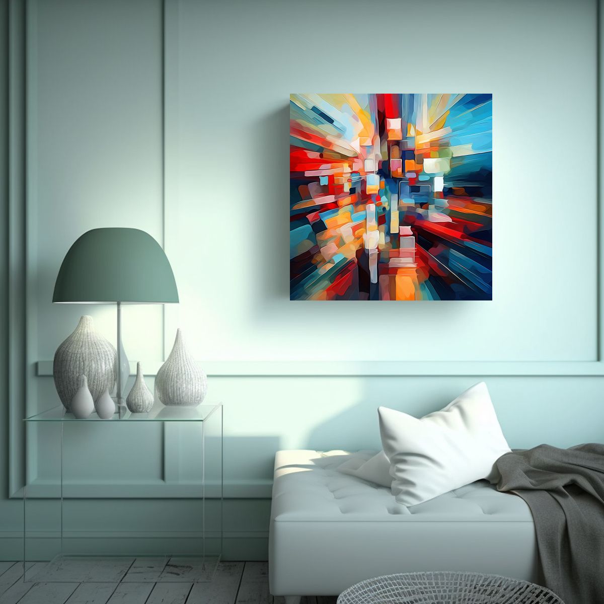 GENERICO - Arte De Pared Fotografía Abstracta Estilo 50x50 Cm