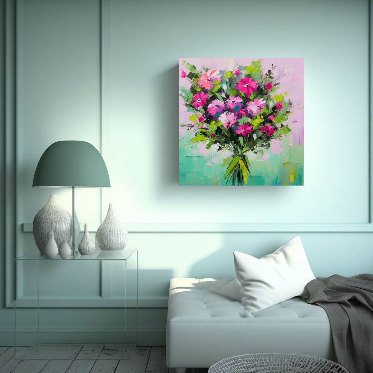 GENERICO - Pintura Fantasía Inspiradora De Arte Fino En 50x50 Cm