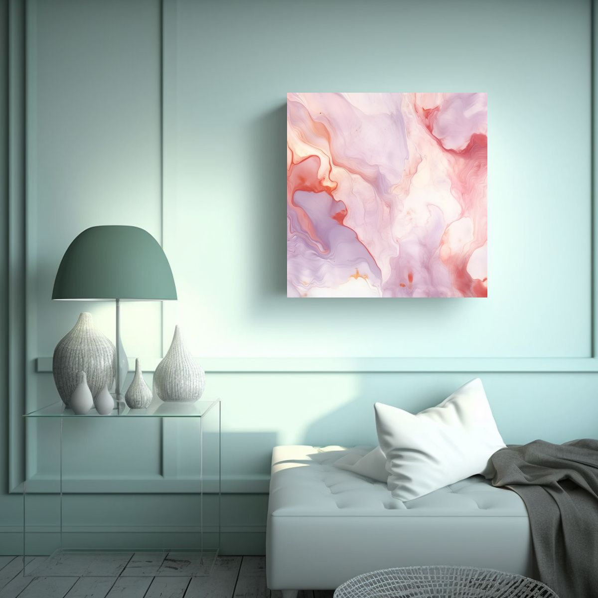 GENERICO - Pintura Decorativa De Fondo De Mármol Líquido 80x80 Cm