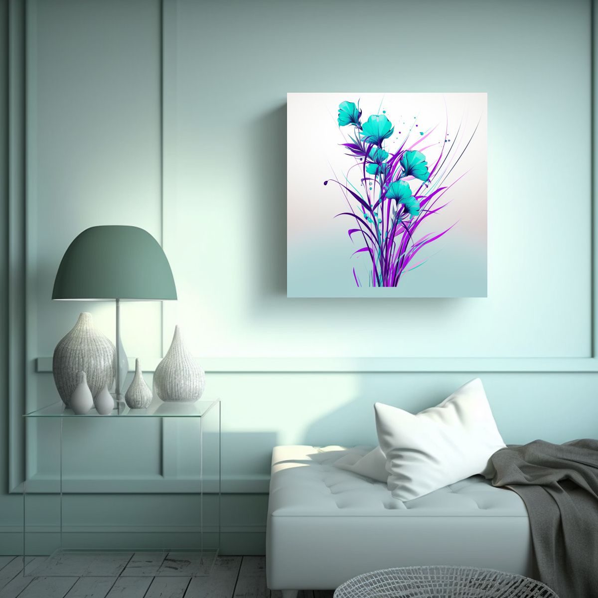 GENERICO - Pinturas De Decoración Con Temática De Finas 90x90 Cm