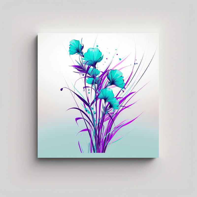 GENERICO - Pinturas De Decoración Con Temática De Finas 80x80 Cm