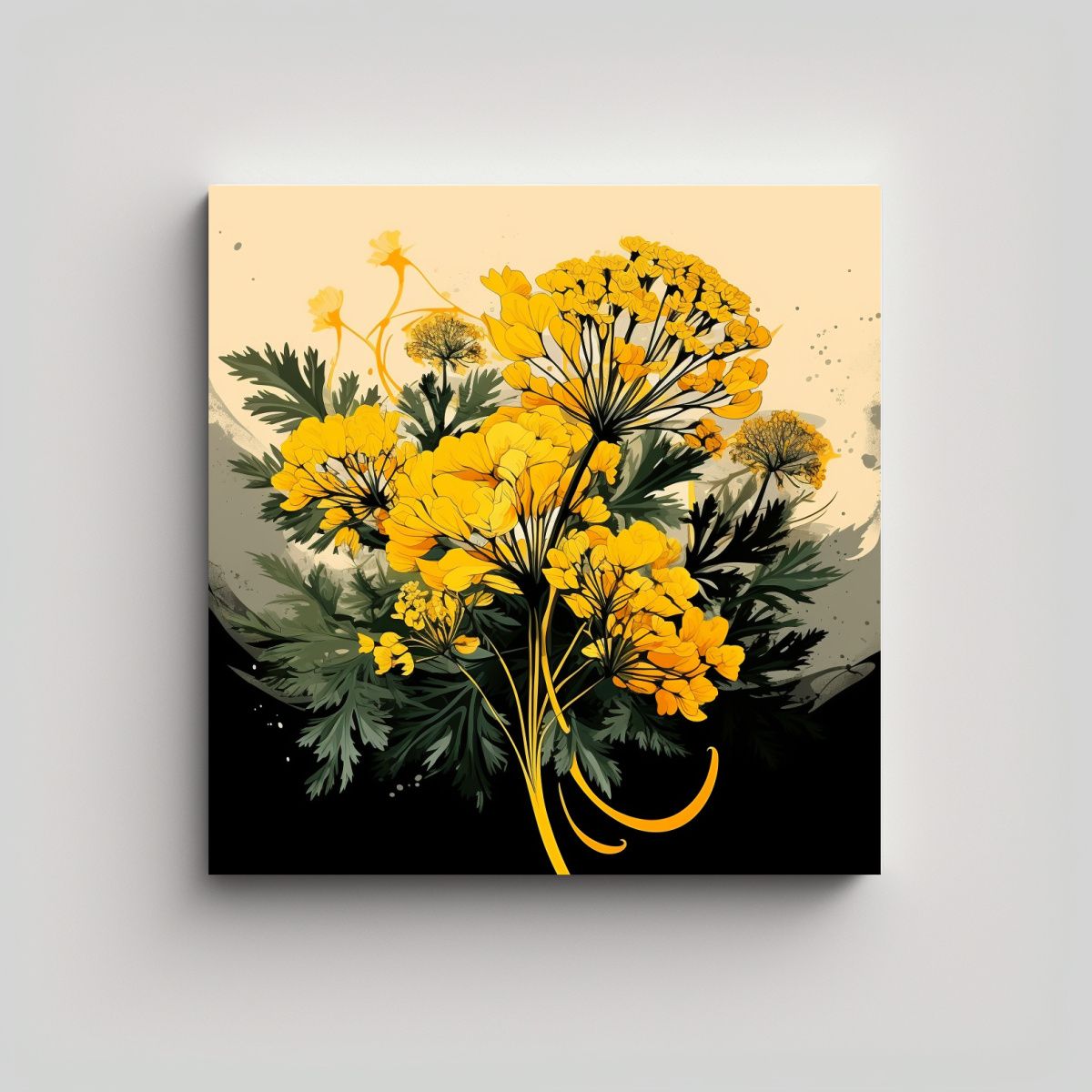 GENERICO - Pintura Decorativa De Textura Inspiradora De 50x50 Cm