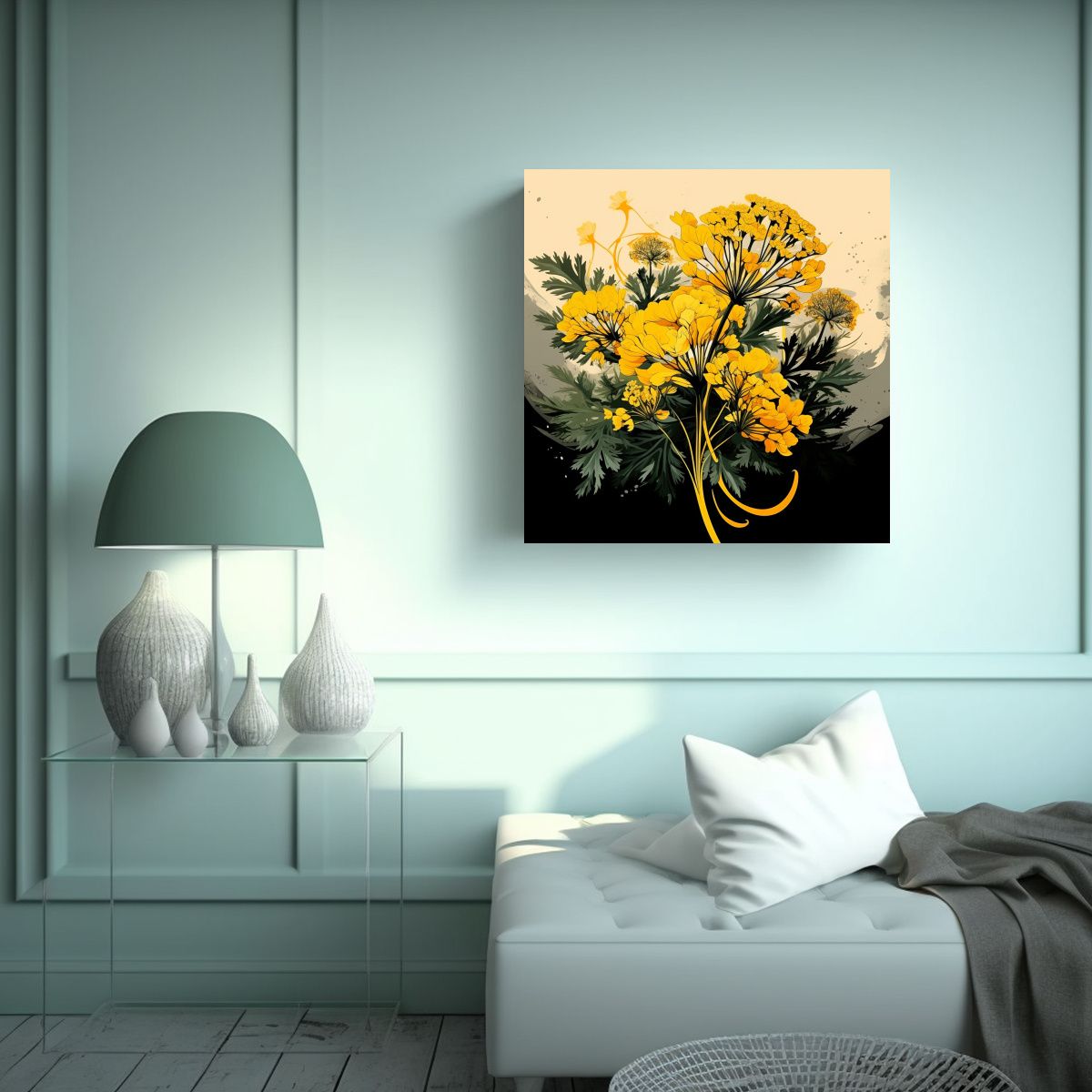 GENERICO - Pintura Decorativa De Textura Inspiradora De 50x50 Cm