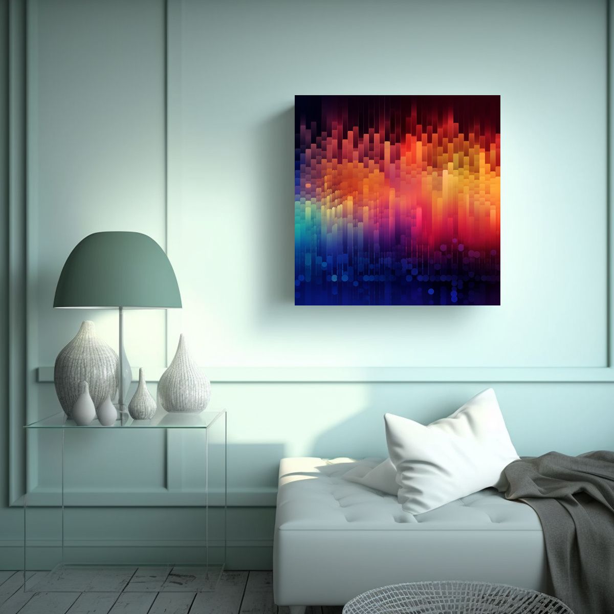 GENERICO - Fondo De Pantalla Retro Para PowerPoint En 50x50 Cm