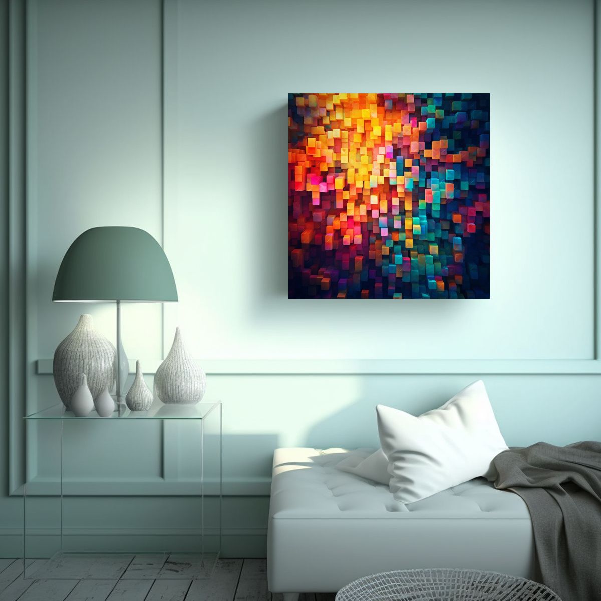 GENERICO - Pinturas De Arte Fotografía Que Crean Un Fondo 50x50 Cm