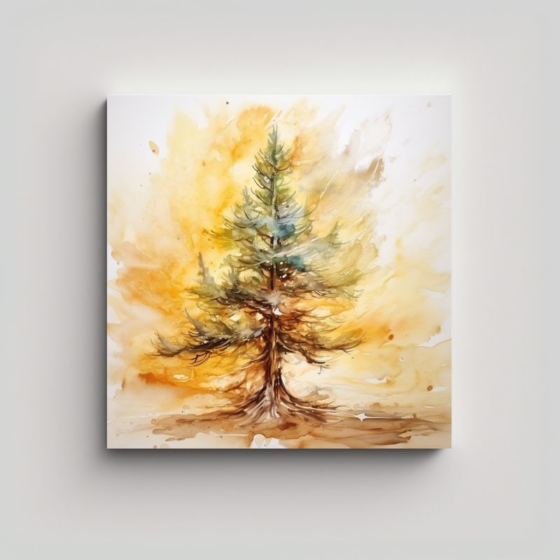 GENERICO - Obra Maestra Lienzo Patron Intenso Pintura 60x60 Cm