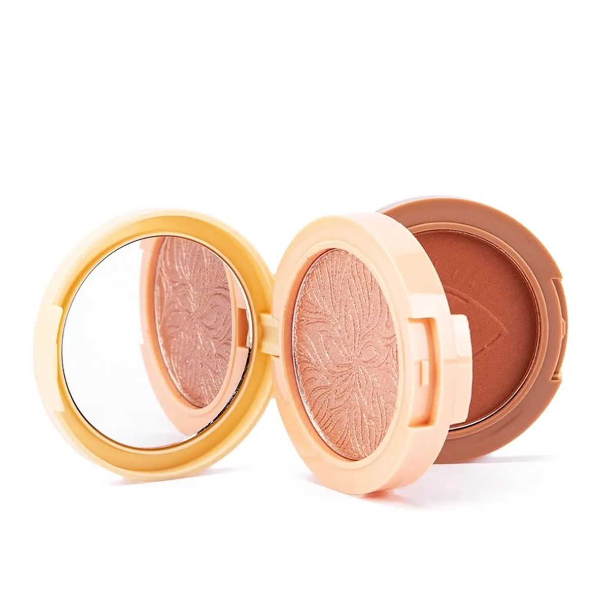 LIKE SHOP - Rubor e Iluminador 2 en 1 con espejo 108 Color 02