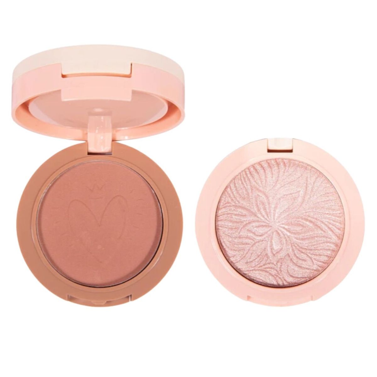 LIKE SHOP - Rubor e Iluminador 2 en 1 con espejo 108 Color 02