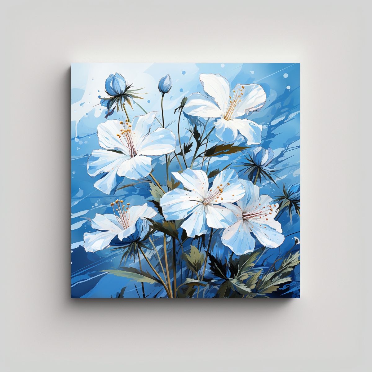 GENERICO - Pinturas Decorativas Inspiradoras De Fireweed 80x80 Cm