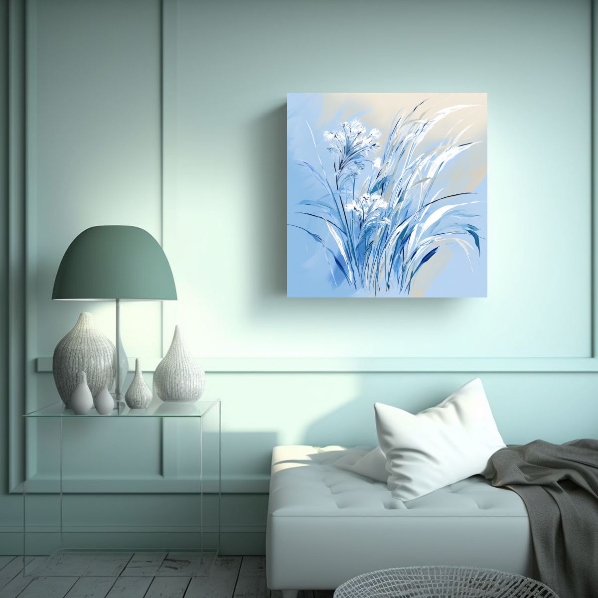 GENERICO - Cuadro Moderno De Madera Aromática En Colores 50x50 Cm