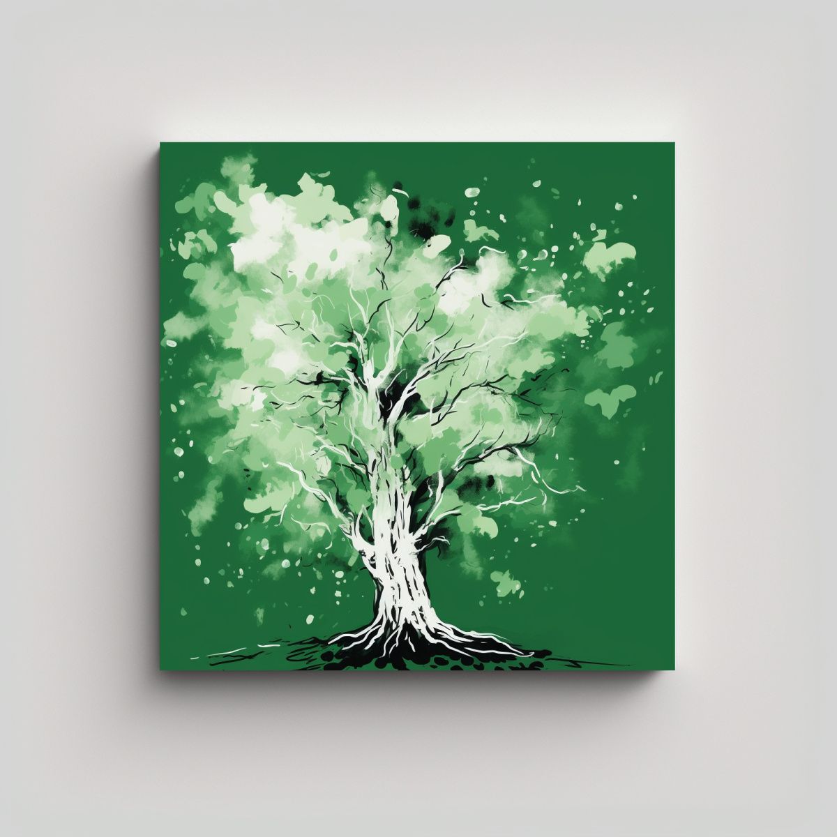 GENERICO - Cuadro Exclusivo Estilo Galería De Un árbol 50x50 Cm