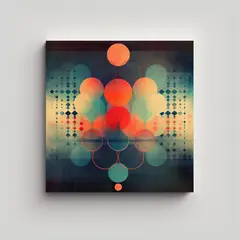 GENERICO - Cuadros De Decoración De Pared Estilo Andy 80x80 Cm