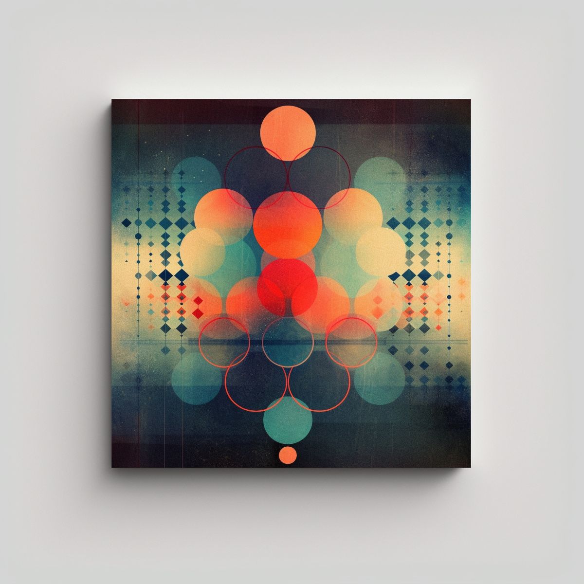 GENERICO - Cuadros De Decoración De Pared Estilo Andy 50x50 Cm