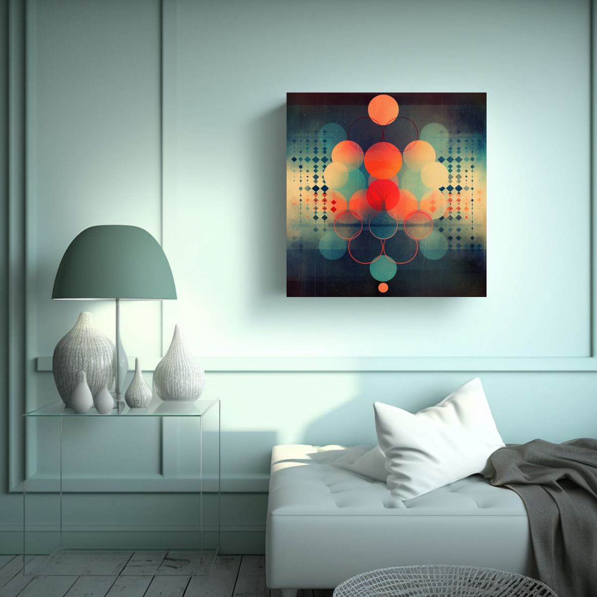 GENERICO - Cuadros De Decoración De Pared Estilo Andy 50x50 Cm