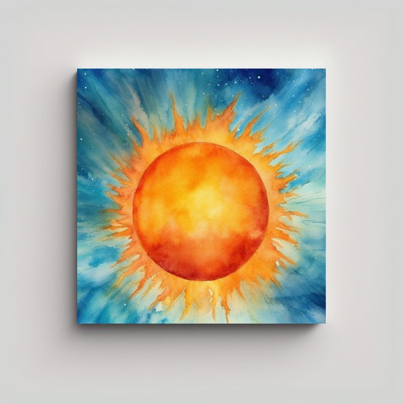 GENERICO - Cuadro Lienzo Tela Alta Calidad Pintura 70x70 Cm