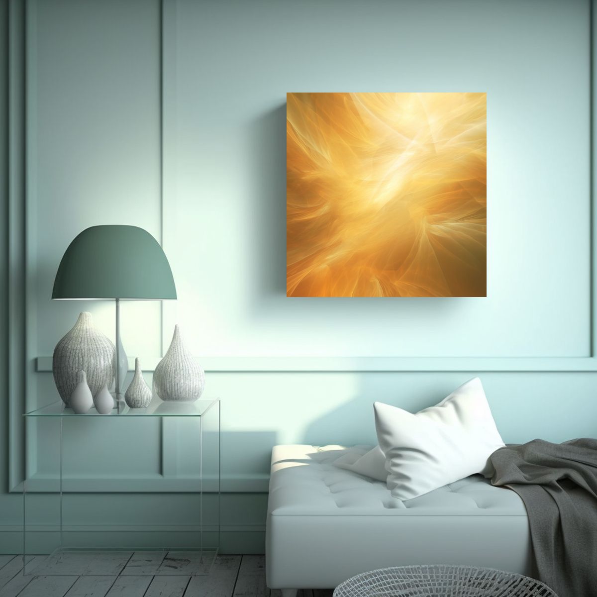 GENERICO - Pinturas Decorativas Impresionantes Con Fondo 50x50 Cm