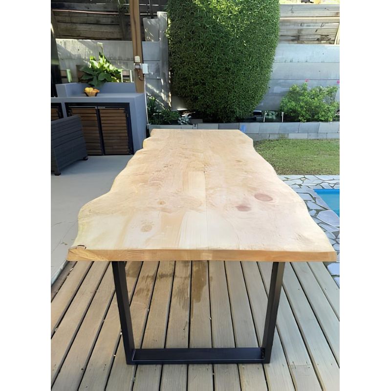 GENERICO - Mesa de Cipres - Base Corchete 160x90