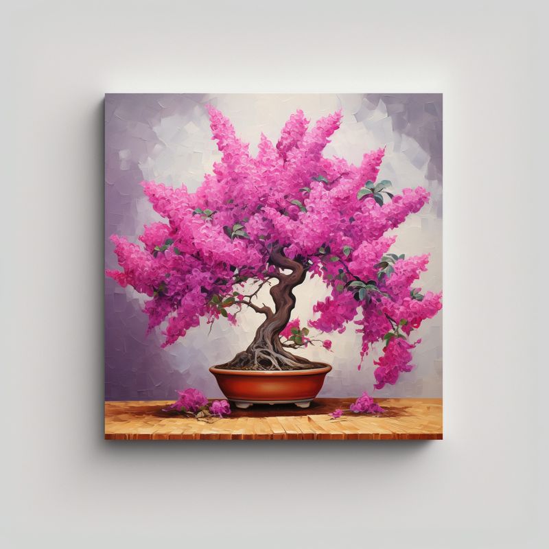 GENERICO - Pintura Abstracta De Alta Resolución De árbol 60x60 Cm