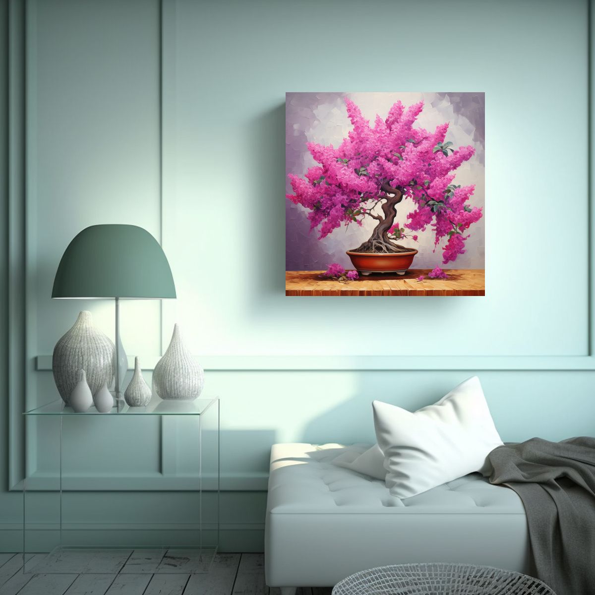 GENERICO - Pintura Abstracta De Alta Resolución De árbol 60x60 Cm
