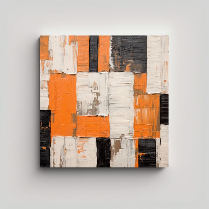 GENERICO - Dibujo Multicolor En Pared Decorativa 90x90 Cm