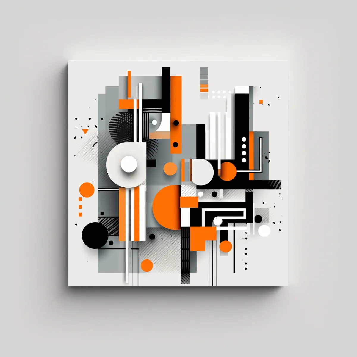 GENERICO - Cuadro Abstracto Digital De Inspiración Profunda 70x70 Cm