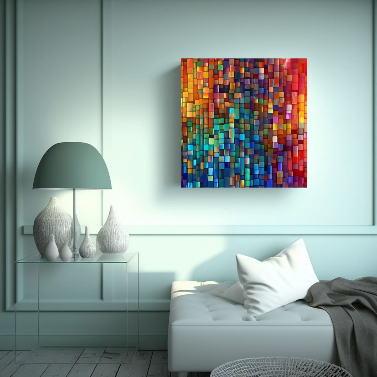 GENERICO - Pinturas Decorativas De Fondo Multicolor 80x80 Cm
