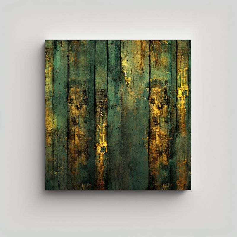GENERICO - Lienzo De Tela Composición Textura De Pilar 90x90 Cm