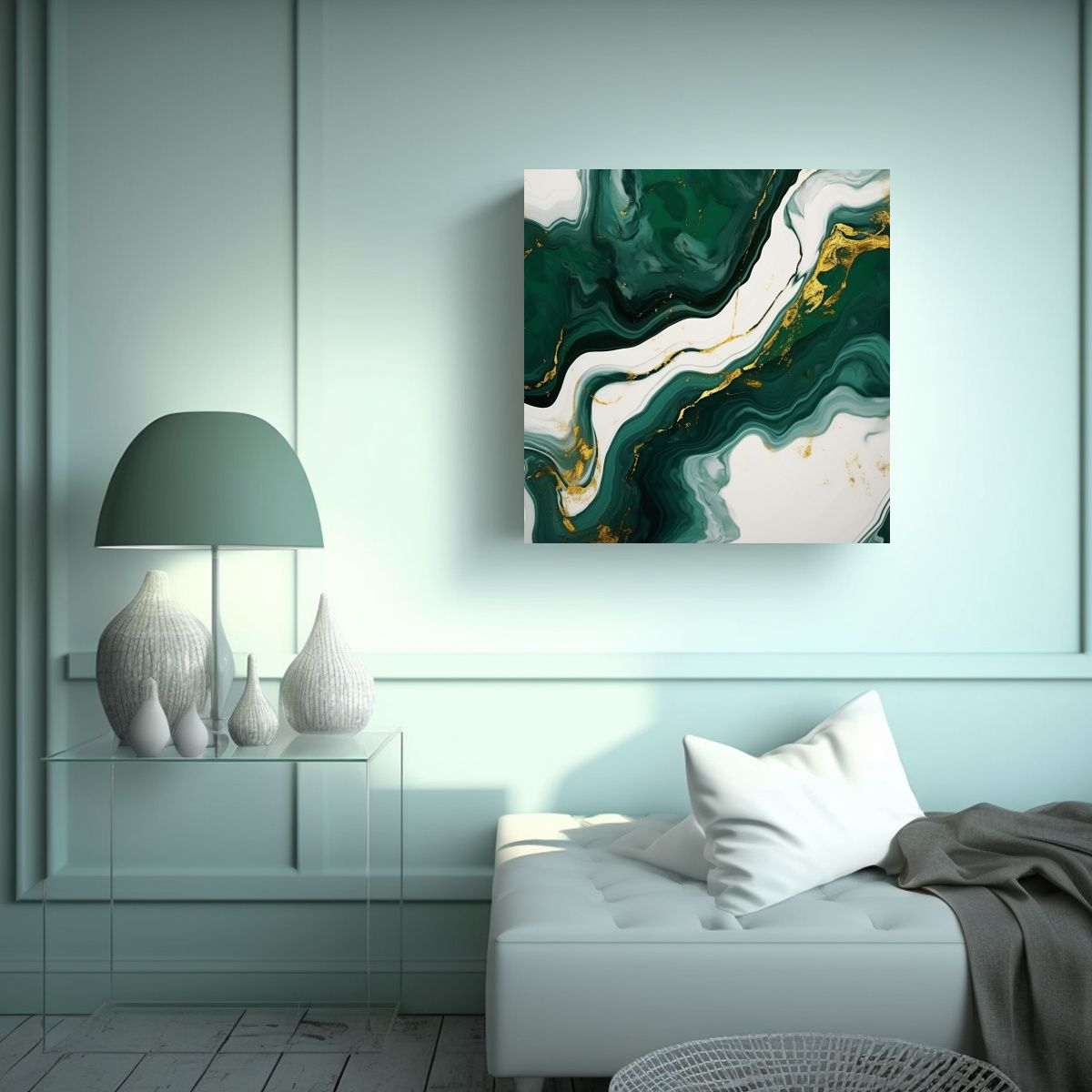 GENERICO - Cuadro Decorativo Alegre Imitación De Textura 90x90 Cm