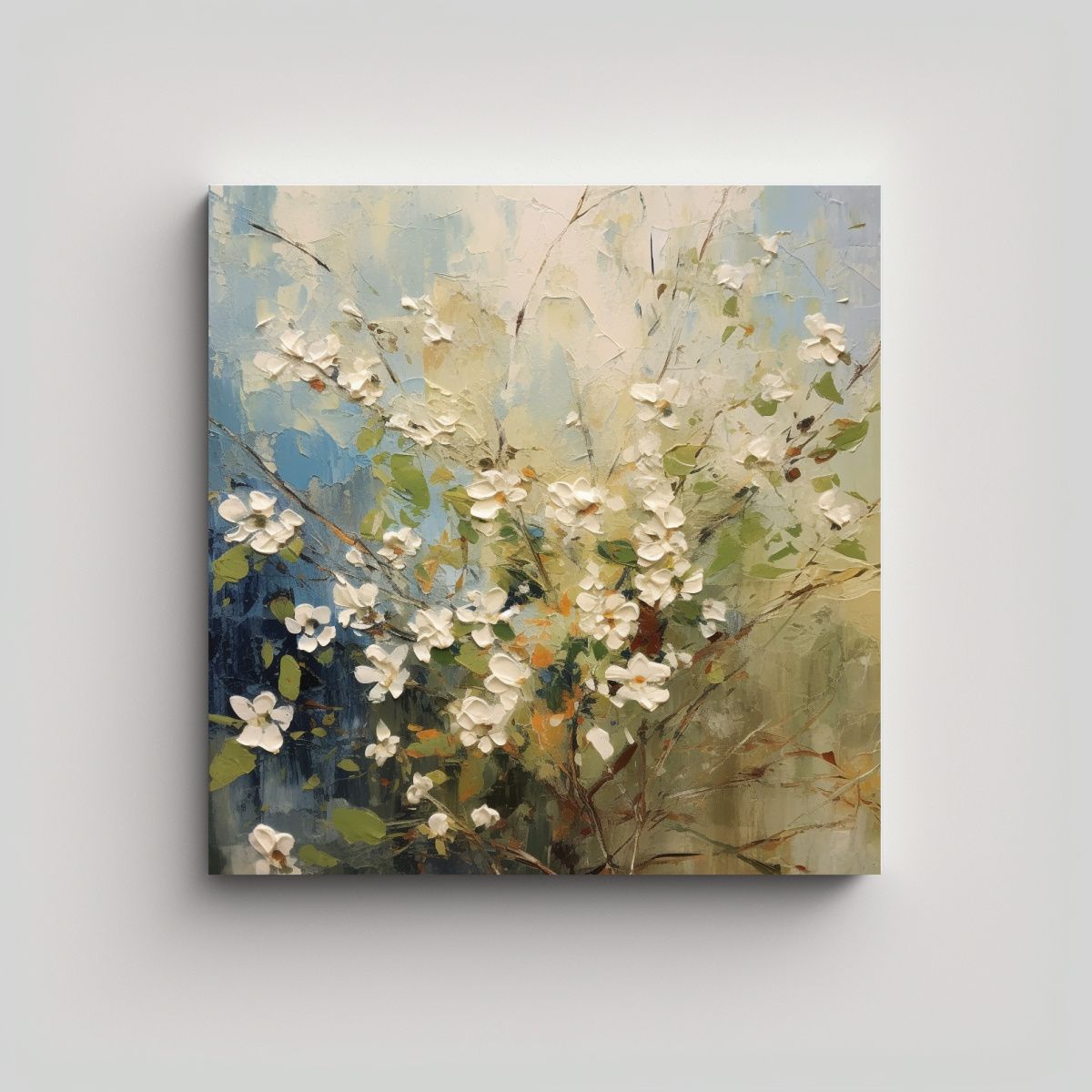 GENERICO - Cuadro Decorativo Alegre Con Flor De Sauco Para 70x70 Cm