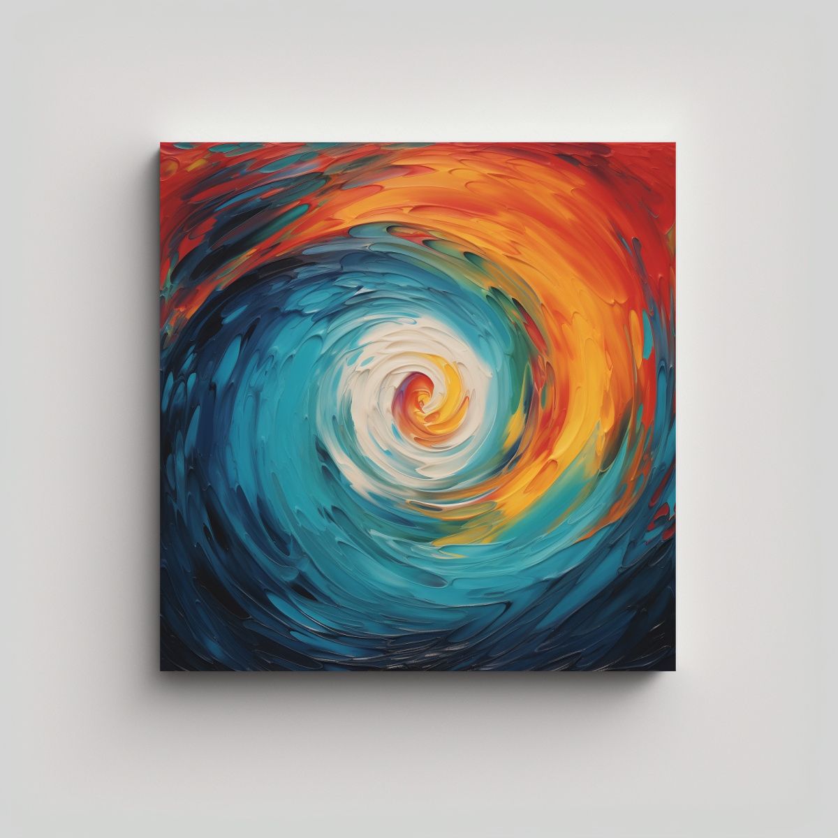 GENERICO - Pinturas Decorativas En Bastidor Con Diseño 80x80 Cm