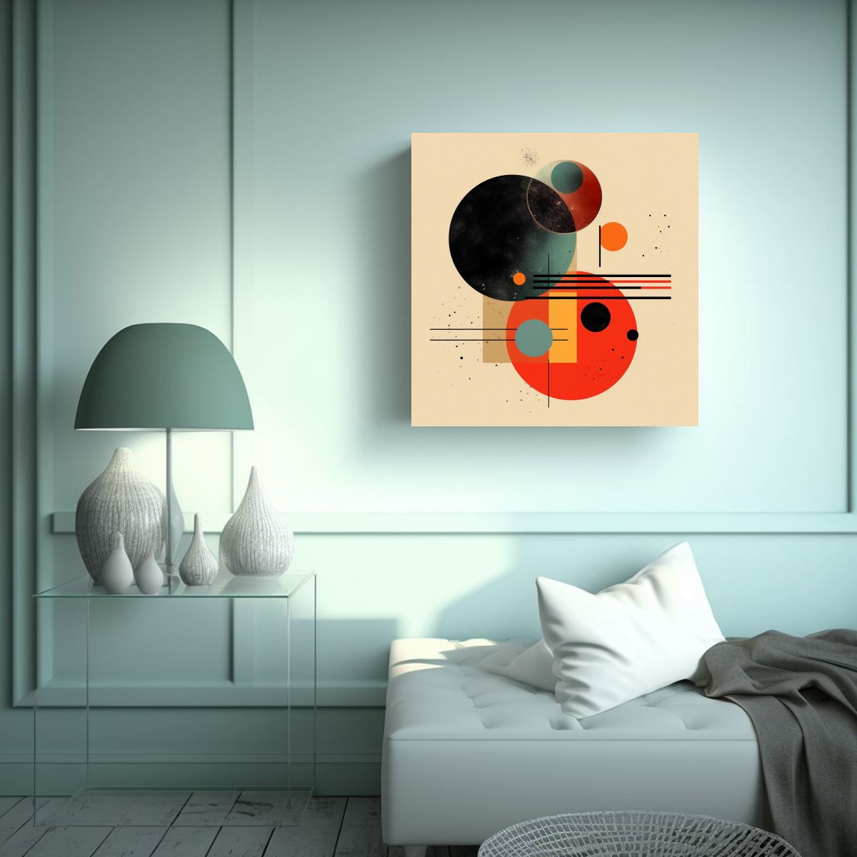 GENERICO - Arte Minimalista Para Decoración Temática: 70x70 Cm